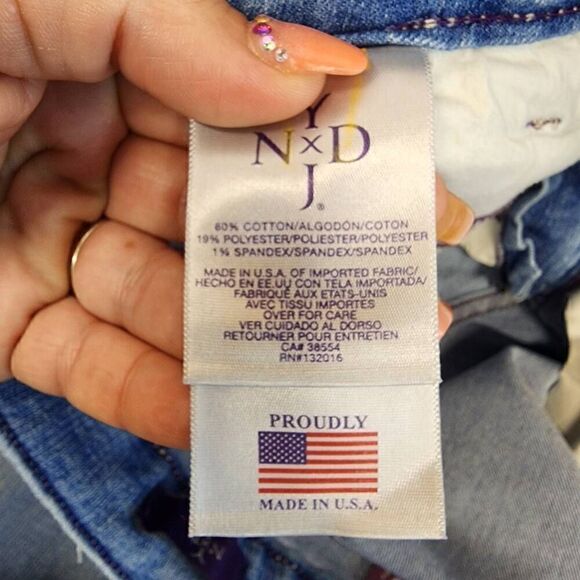 NYDJ Size 10 Boyfriend Denim Jeans N4 - Picture 7 of 8